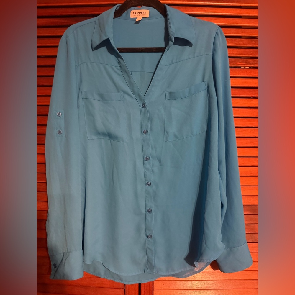 Express Blue Men's Shirt